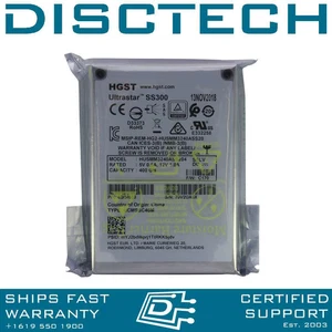 HGST / Hitachi 0B34953 / HUSMM3240ASS204 400GB 2.5" MLC SE WI SAS SSD - Picture 1 of 4