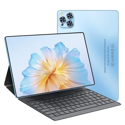 New Tablet 10. 1 inch 8G+256G ROM Android 12 Wifi 5G/4G Dual SIM Bundle Keyboard - Image 1 of 4