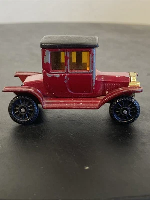 1977 TIPO T Ford F11-2 (Tomy Tomica) (Ford Modelo T) Borgonha VERMELHO Bom Muito Bom Estado - Imagem 1 de 4