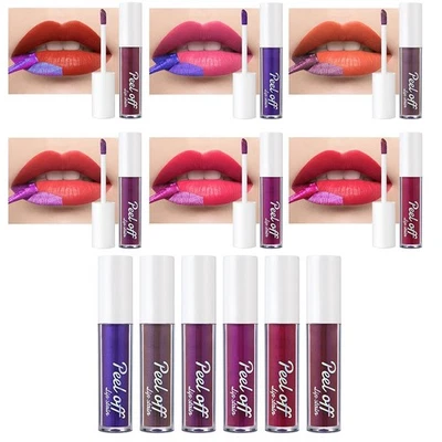 Women Lipstick Lip Stain Peel Off Lip Stain Fashionable Peel Off Lip Tint 1pcs - Image 1 of 4