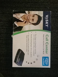 Centre d'appels VoSKY, certifié Skype, boîte d'origine, câbles et emballage - Photo 1/9