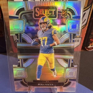 2023 Select Football PUKA NACUA #56 Concourse Die-Cut Silver Prizm RC - Rams - Picture 1 of 3
