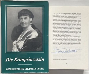 Herzogin Viktoria Luise signiert Buch Unterschrift Signatur Autogramm Signed - Picture 1 of 6