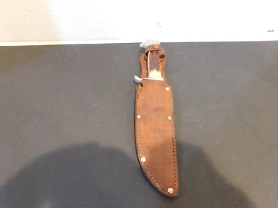 Vintage Korium Japan Eagle Head Fixed Blade Knife Original Sheath Foto 1 de 4