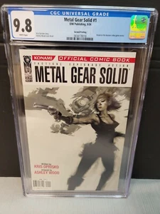 Metal Gear Solid #1 (2004) - CGC 9.8 - 2nd Print Low Print Run MOVIE SOON Konami - Picture 1 of 5