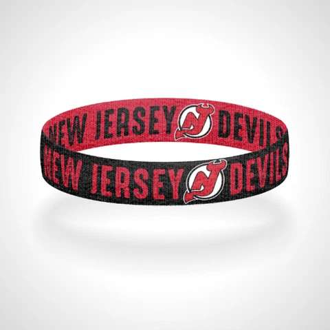 Reversible New Jersey Devils Bracelet Wristband Go Devils Cover