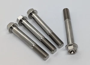 Kawasaki Z1000SX Titanium front brake caliper bolts NInja 1000 11 on Ti hex - Picture 1 of 3