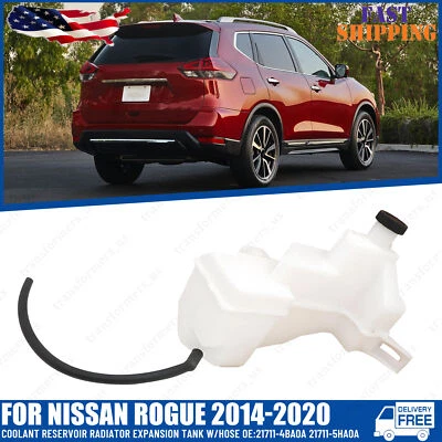 Tanque de expansión del radiador depósito de refrigerante con manguera para Nissan Rogue 2014-2019 2020 Foto 1 de 4
