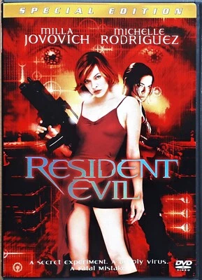 RESIDENT EVIL    REGION 1 DVD   SPECIAL EDITION   MILLA JOVOVICH  - Image 1 of 4