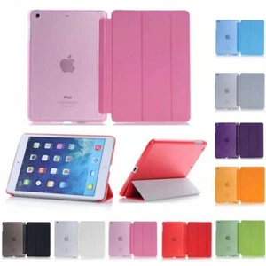 Smart Cover Hard Back Case for Apple iPad 9th 8th 7th 6th Gen iPad6 5 4mini Air - Picture 1 of 19