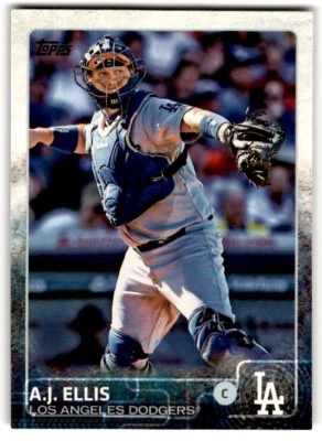 2015 Topps A.J. Ellis #429 Los Angeles Dodgers - Image 1 of 2