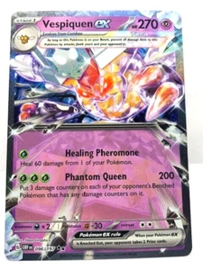 Pokemon Fiamme di Ossidiana, Vespiquen EX, 096/197, Holo Raro - Foto 1 di 2