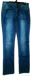 JAG Mid Rise Straight Fit Blue DENIM Ladies Jeans Size 9 W29" - Picture 1 of 9
