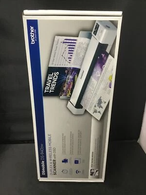 Escáner de documentos móvil dúplex inalámbrico compacto genuino Brother DS-940DW - blanco Foto 1 de 4