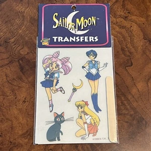 Sailor Moon Rub On Transfers 1998 nuevo anime de stock antiguo - Imagen 1 de 12