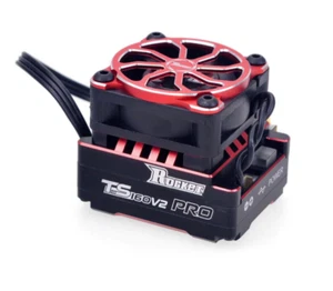 Surpass 1/10 Sensor Sin Escobillas ESC 160AMP TS160V2 Prueba de Agua ESC -ROJO- - Imagen 1 de 11