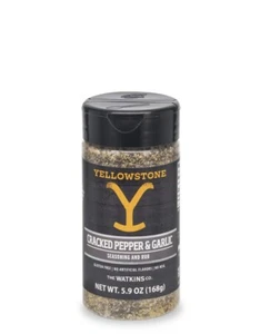 YELLOWSTONE CRACKED PEPPER & GARLIC SEASONING AND RUB - Picture 1 of 3