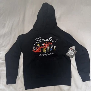 RARE Formula 1 Las Vegas Grand Prix 2024 KIDS SMALL Pit Hooded Sweatshirt - Picture 1 of 9