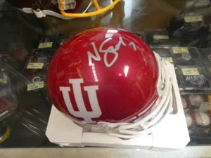 Mini casco firmado por Nate Sudfeld Indiana/Áglas certificado de autenticidad - Imagen 1 de 1