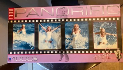 Rompecabezas panorámico Marilyn Monroe 1000 piezas 39” x 15” nuevo sellado Foto 1 de 4