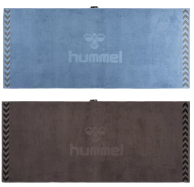 Hummel Badetuch Handtuch Strandtuch Sport Sauna Fitness 160x70 cm Blau Braun neu