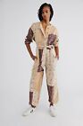 Free People Road Trip Patched Coveralls Jumpsuit Size XS
