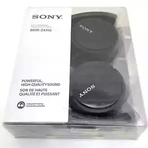 Sony ZX110 Over Ear Dynamic Stereo Headphones Black - Picture 1 of 3
