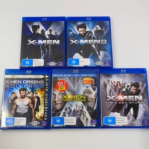 X-Men Blu-Ray Bundle : 5 Movies- X-Men/ X2/ Wolverine/ First Class/ Last Stand - Picture 1 of 5