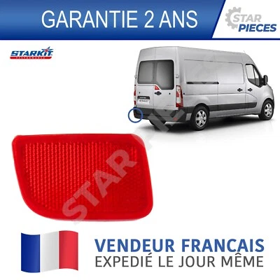 STARKIT PERFORMANCE REFLECTEUR CATADIOPTRE ARRIERE GAUCHE RENAULT MASTER 3 8200152642 265653569R