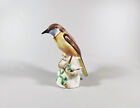 Herend Brown Singer Bird 66 Handpainted Porcelain Figurine  A040