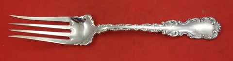 Louis XV by Whiting Gorham Sterling Silver Cold Meat Fork fancy shoulder 9" Cover