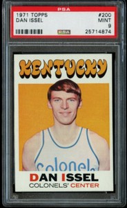 1971 Topps Dan Issel Rookie #200 PSA 9 Mint Kentucky Nuggets HOF RC