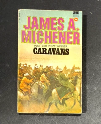 Caravans by James A Michener  Vintage Corgi 1975 edition paperback - image 1 of 4