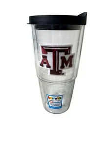NWT Texas A&M Tervis w/ Lid Tumbler 24oz Aggies Football Tailgating Party - Picture 1 of 6