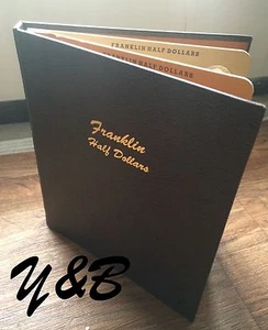 FRANKLIN HALF DOLLAR SET 1948 - 1963 Complete 35 Coins in Dansco ALBUM US SILVER - Picture 1 of 5