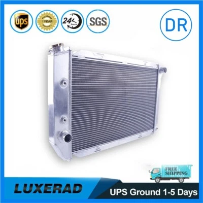 Radiador de aluminio de 3 filas para Ford Mustang Torino Mercury Cougar Marquis 1969-1973 Foto 1 de 4