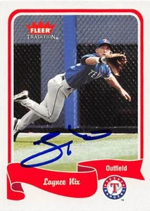 Laynce Nix autographed baseball card Texas Rangers, FT 2004 Fleer Tradition #316 - Picture 1 of 1