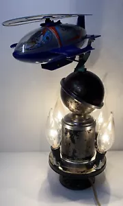 Antique Abstract Art Lamp - Steam Punk - Vintage Space Ship Lamp - One Of Kind - Picture 1 of 9