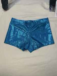 Flip N Fit Girls Black Cheer / Gymnastics Shorts - Size 12 - Picture 1 of 4