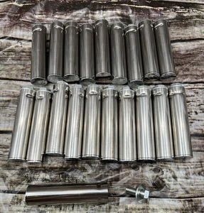 Set of 20 Ritkeeps Silver Pegs To Hold Barbell When Weight Lifting - Picture 1 of 8