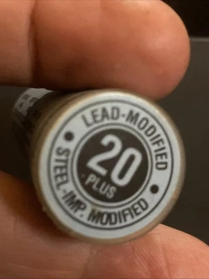 Tubo obturador invector Browning calibre 20 plomo modificado Imp Mod cilindro acero Foto 1 de 3