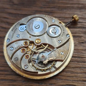 Tavannes Pocket Watch Movement for Restoration or Project, Ticking (Z15) - Picture 1 of 6