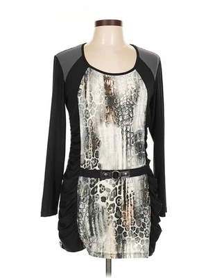 Top negro manga larga Libra para mujer L Foto 1 de 4