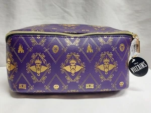 Bolso de Maquillaje Cosmético Bath & Body Works Disney Villains Evil Queen Púrpura y Dorado - Imagen 1 de 11