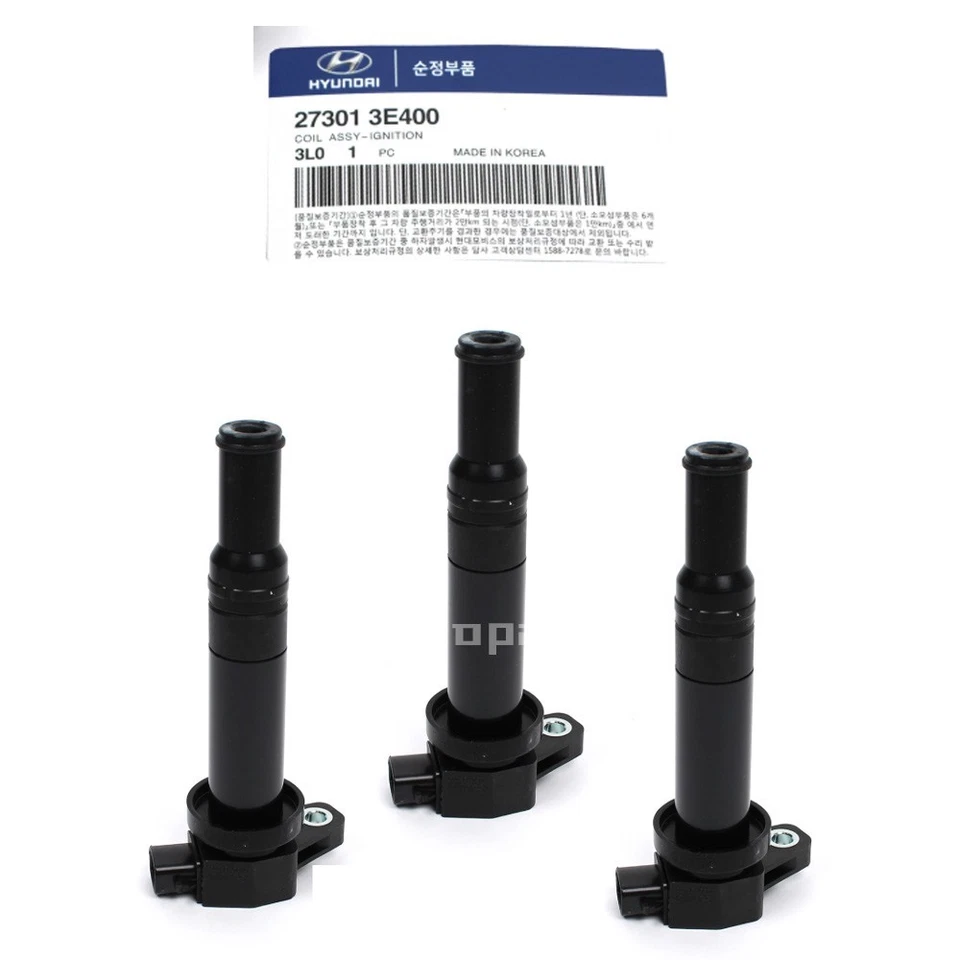 Bobina de encendido original 273013E400 3 piezas para Hyundai Santa Fe Kia Rondo 2007-2011 Foto 1 de 4