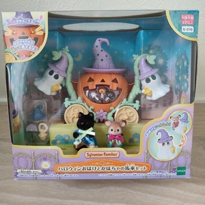Sylvanian Families Halloween Geist Kürbis Kutsche Set Calico Critters Epoche - Bild 1 von 11