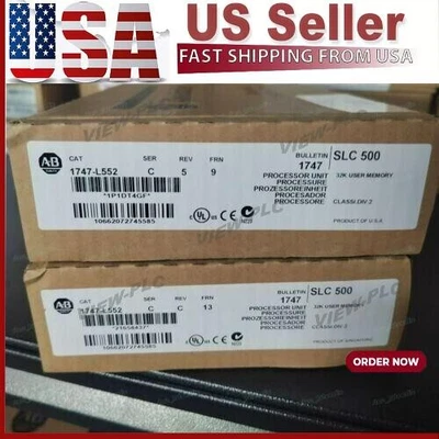 New Factory Sealed AB 1747-L552 /C SLC500 SLC 5/05 CPU Processor Unit Module - Image 1 of 3