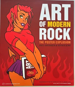 Poster for"the" modern rock poster Book by Scrojo 2-sided. - Picture 1 of 2