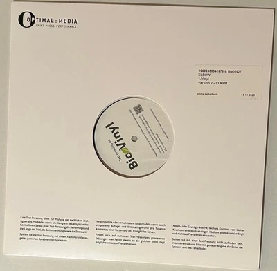 ELBOW AUDIO VERTIGO WHITE LABEL TEST PRESSING 12" VINYL LP MEGA RARE - Image 1 of 3