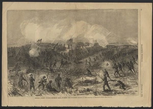 HARPER'S WEEKLY 1/14 1865 Gen Hazen's Division 15th Corps storms Fort McAllister - Picture 1 of 1